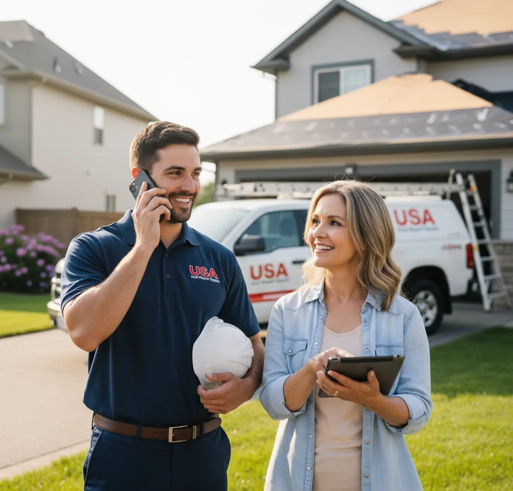 USA Roof Repair Experts customer support in Dornsife